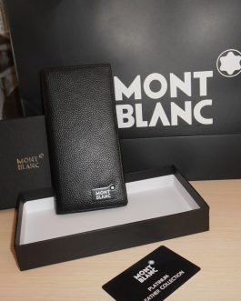 MONT BLANC БОЛЬШОЙ МУЖСКОЙ КОШЕЛЕК для подарка, кожа, Германия