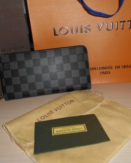 LOUIS VUITTON Zippy Portfel na present, skóra