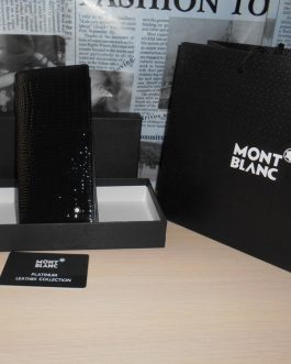 MONT BLANC БОЛЬШОЙ МУЖСКОЙ КОШЕЛЕК для подарка, кожа, Германия