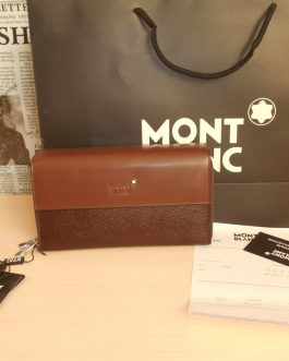 Large MEN'S WALLET, Organizer, Sachet Purse,  MONT BLANC, skin, Germany