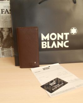 Large leather MEN'S WALLET Mont Blanc, skin, Germany