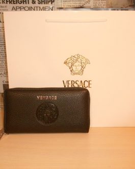 VERSACE PORTFEL MĘSKI DUŻY Organizer Saszetka, skóra