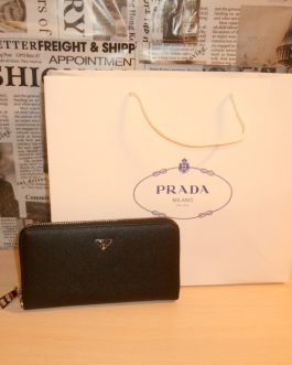 БОЛЬШОЙ УОЛЛЕТ Организатор Packable Prada Sachet, кожа