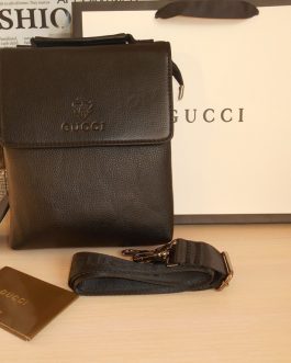 Мужская сумка почтальона Gucci, кожа, Италия