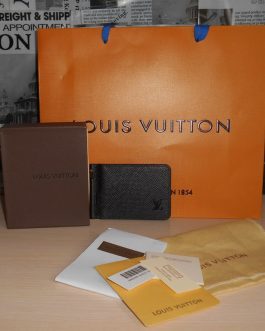 ДЕНЕЖНЫЙ КЛИП МУЖСКОЙ КОШЕЛЕМ Louis Vuitton, кожа, Франция