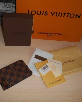 ДЕНЕЖНЫЙ КЛИП МУЖСКОЙ КОШЕЛЕМ Louis Vuitton, кожа, Франция