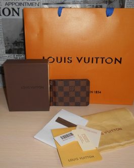 ДЕНЕЖНЫЙ КЛИП МУЖСКОЙ КОШЕЛЕМ Louis Vuitton, кожа, Франция