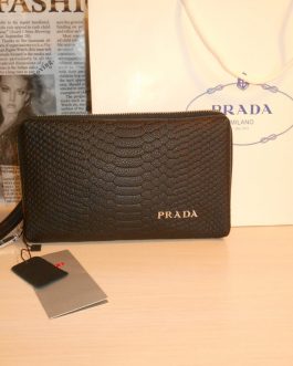 PRADA PORTFEL Torebka, Saszetka, skóra, Włochy