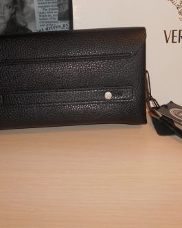 MEN'S Purse, Versace sachet bag, skin, Italy