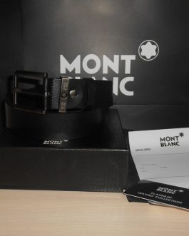 Mont Blanc Men's brand belt, natural leather, Germany