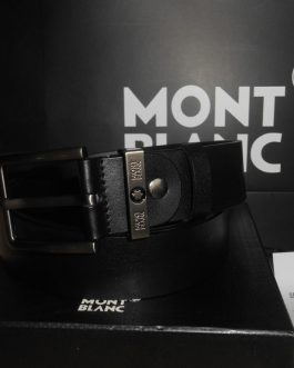 Mont Blanc Men's brand belt, natural leather, Germany