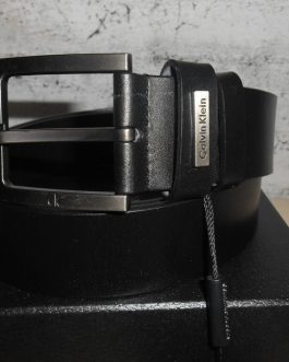 Calvin Klein Men's brand belt, natural leather, Italy