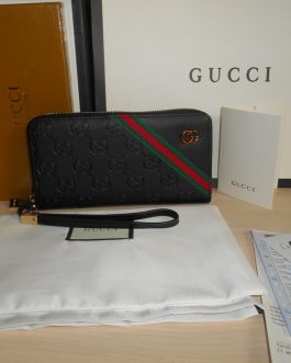 PORTFEL DUŻY Organizer Saszetka Torebka Gucci, kůže