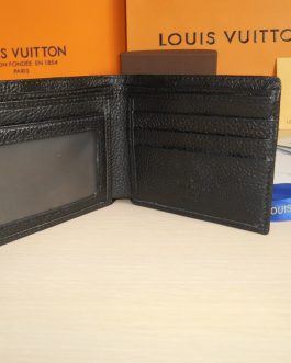 Louis Vuitton purse Black men's leather wallet