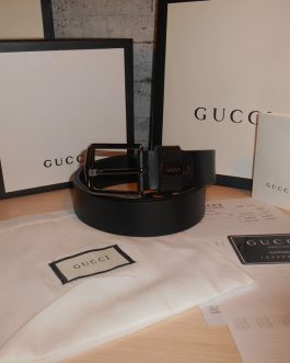 Gucci pasek firmowy, skóra naturalna, Włochy na prezent