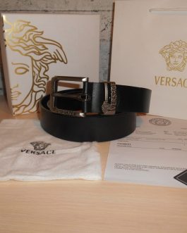 Versace brand belt, natural leather, Italy