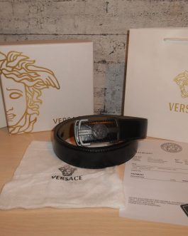 Versace brand belt, natural leather, Italy