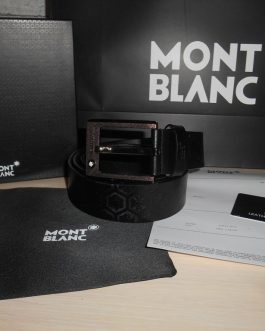 Mont Blanc Men's brand belt, natural leather, Germany