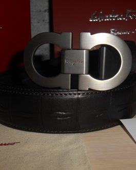 Salvatore Ferragamo brand belt, natural leather, Italy