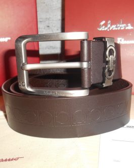 Salvatore Ferragamo brand belt, natural leather, Italy