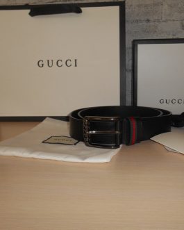 Gucci pasek firmowy, skóra naturalna, Włochy na prezent