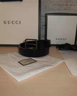 Gucci pasek firmowy, skóra naturalna, Włochy na prezent