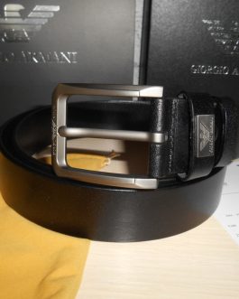 Men's original company belt, natural leather, Italy