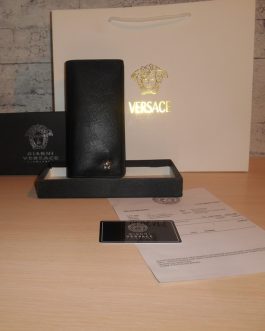 Versace MEN'S WALLET Original black, skin, Italy