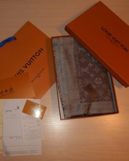 Louis Vuitton Chusta Szalik, Szal apaszka damski kasmirowa, Francja