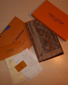 Louis Vuitton Chusta Szalik, Szal apaszka damski kasmirowa, Francja