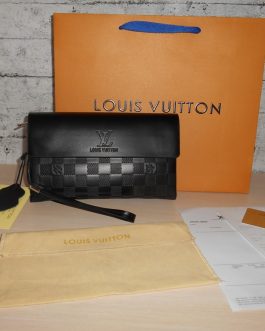 PORTFEL MĘSKI DUŻY Organizer Saszetka Torebka Louis Vuitton, skóra