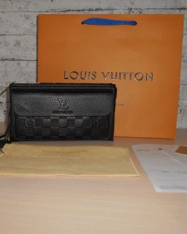 PORTFEL MĘSKI DUŻY Organizer Saszetka Torebka Louis Vuitton, skóra