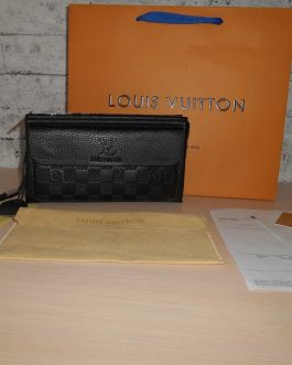 PORTFEL MĘSKI DUŻY Organizer Saszetka Torebka Louis Vuitton, skóra