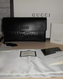 Gucci MEN'S WALLET LARGE handbag Organizer Clutch bag, skin