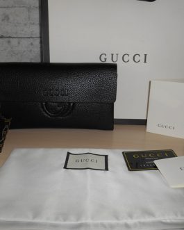 Gucci PORTFEL MĘSKI DUŻY torebka Organizer Kopertowka, skóra