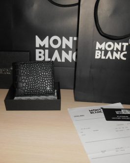 Originální PÁNSKÁ PENĚŽENKA Mont Blanc, kůže, Německo