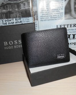 HUGO BOSS Original new MEN'S WALLET, skin, Italy