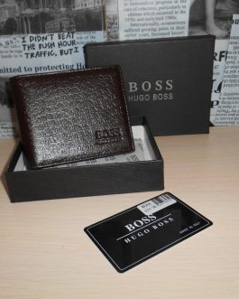 HUGO BOSS Original new MEN'S WALLET, skin, Italy