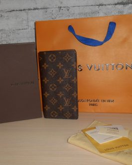 LOUIS VUITTON LV Men's large wallet, original, skin to present