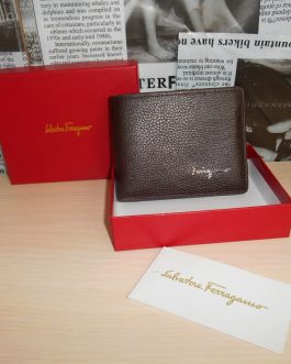 МУЖСКОЙ БУМАЖНИК Salvatore Ferragamo, кожа, Италия