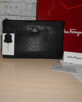 Salvatore Ferragamo LARGE clutch Pouch Purse bag