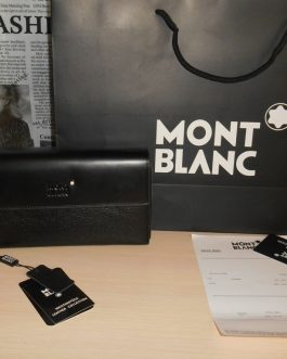 Large MEN'S WALLET, Organizer, Sachet Purse,  MONT BLANC, skin, Germany