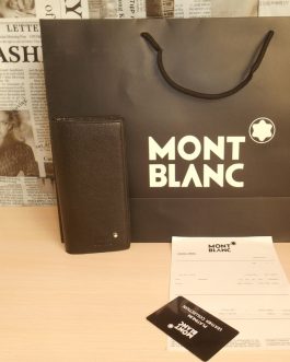 Large leather MEN'S WALLET Mont Blanc, skin, Germany