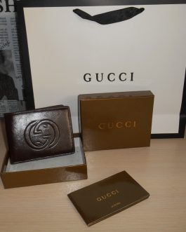 PORTOfel GUCCI Original Bărbați, piele, Italia