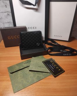 GUCCI ОРИГИНАЛ МУЖСКОЙ КОШЕЛЕК, кожа, Италия