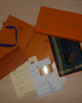 Louis Vuitton Szalik, Szal apaszka damski kasmirowa, Francja