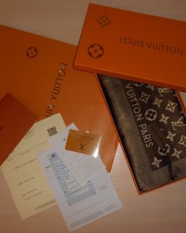 Louis Vuitton Szalik, Szal apaszka damski kasmirowa, Francja