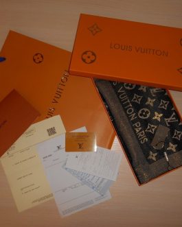 Louis Vuitton Szalik, Szal apaszka damski kasmirowa, Francja