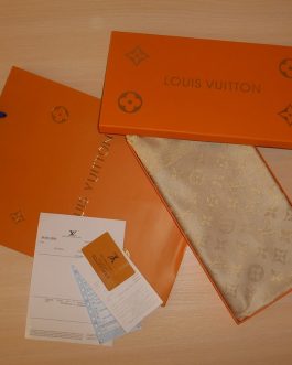 Louis Vuitton Chusta Szalik, Szal apaszka damski kasmirowa, Francja