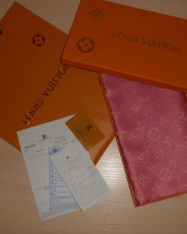 Louis Vuitton Chusta Szalik, Szal apaszka damski kasmirowa, Francja